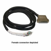 Cable Assy 37-Way D-Type M/Unterm 2m HV