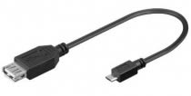 USB adapter cable USB A/female - Micro USB/male - OTG