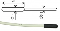 Pt1000TR160/0, cable 2 m