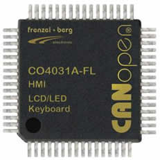frenzel + berg CANopen HMI Controller Chip CO4031 for displays, keyboards and HMI applications