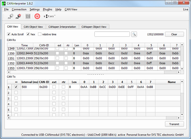 SYS TEC electronic AG: CANopen DeviceExplorer Basic Version